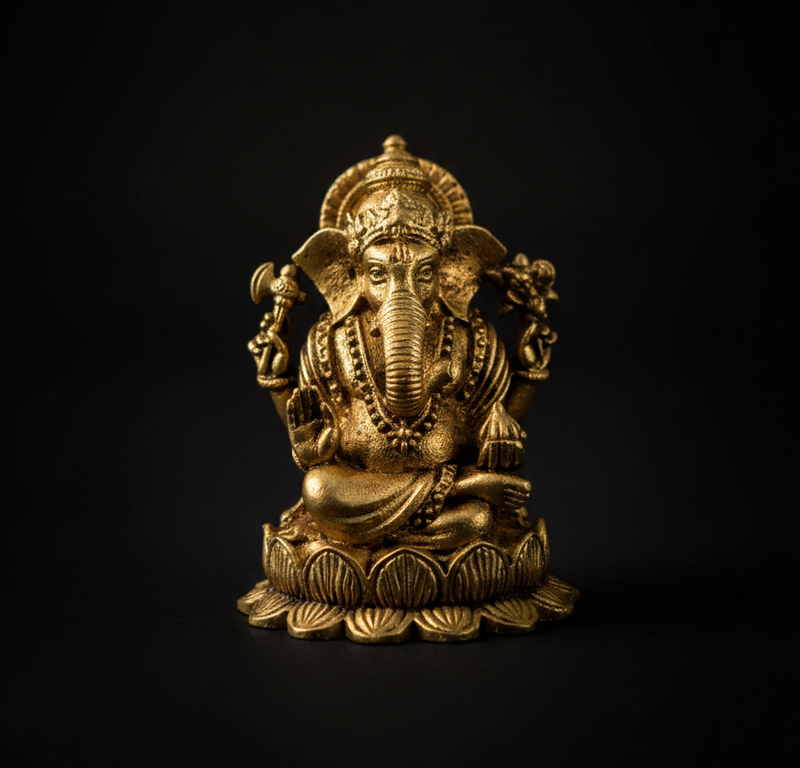 Golden Ganesha Statue