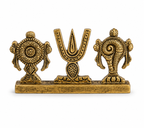 Vishnu Pancha Ayudha – Sacred Symbols of Lord Vishnu Brass Idol