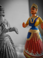 Tanjore Dancing Doll – Hand-Painted Traditional Figurine