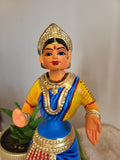 Tanjore Dancing Doll – Hand-Painted Traditional Figurine