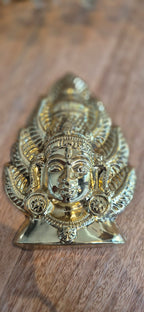 Murugan Mukham brass face mask of Lord Murugan