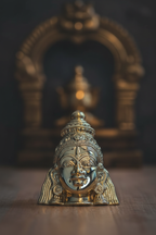 Brass Devi Mukha – Detail Close-up