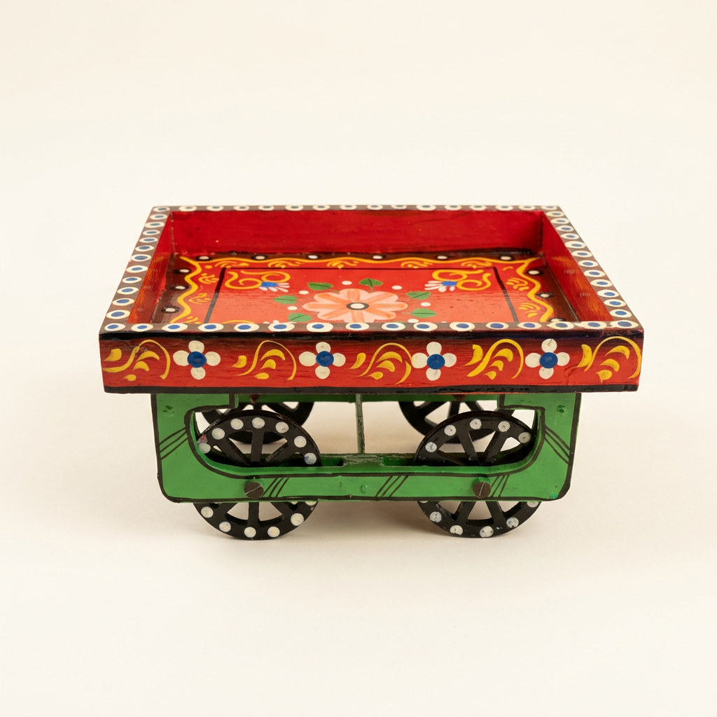 Green cart tray preview