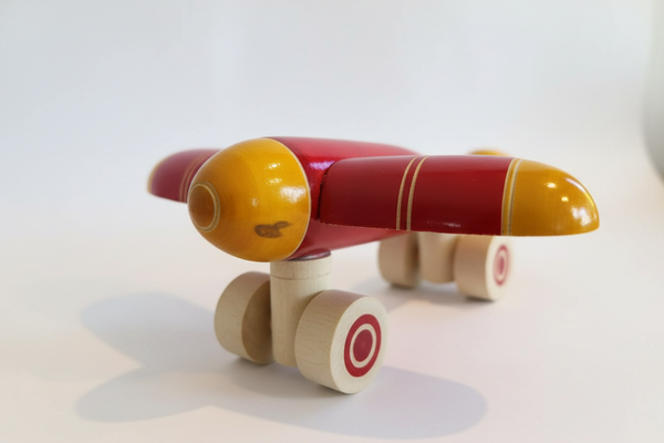 Channapatna wooden aeroplane styled product photo
