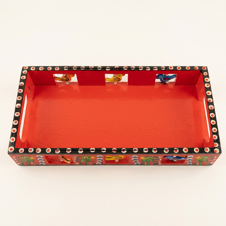 Red tray replacement overhead